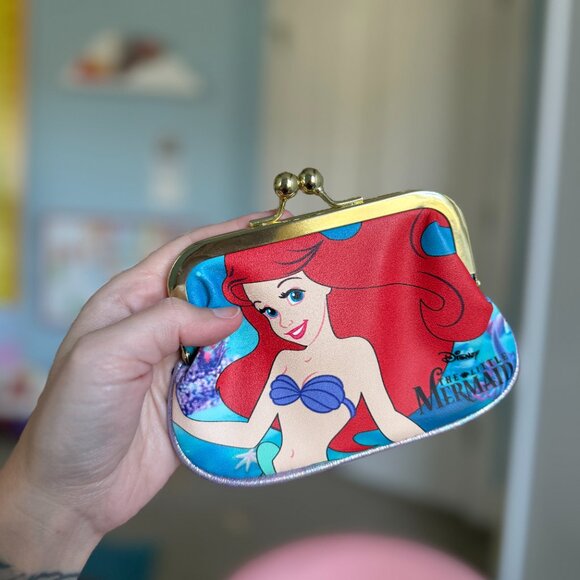 NWOT Irregular Choice Disney The Little Mermaid Ariel Ursula Sequin Coin Purse - Picture 4 of 8